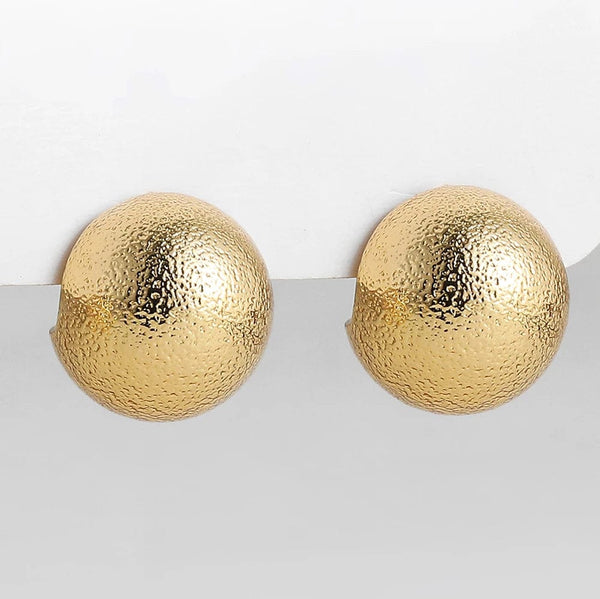 Planet Gates 22265 15 Stainless Steel Gold Plated Tear Drop Earrings Dupes for Women Lightweight Smooth Metal Waterdrop Hoop Earrings Trendy Jewelry