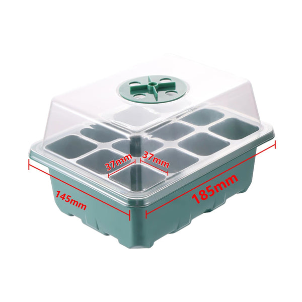 Planet Gates 2281 6/12/13 Grid Ventilation Germination Box With Ventilation Hole Cultivation Planting Box Square Round Seedling Starter Tray