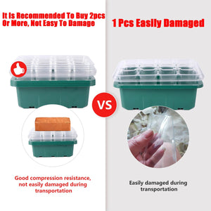 Planet Gates 2281 6/12/13 Grid Ventilation Germination Box With Ventilation Hole Cultivation Planting Box Square Round Seedling Starter Tray