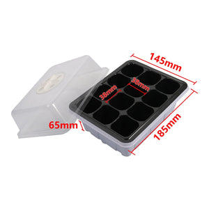 Planet Gates 2281 6/12/13 Grid Ventilation Germination Box With Ventilation Hole Cultivation Planting Box Square Round Seedling Starter Tray