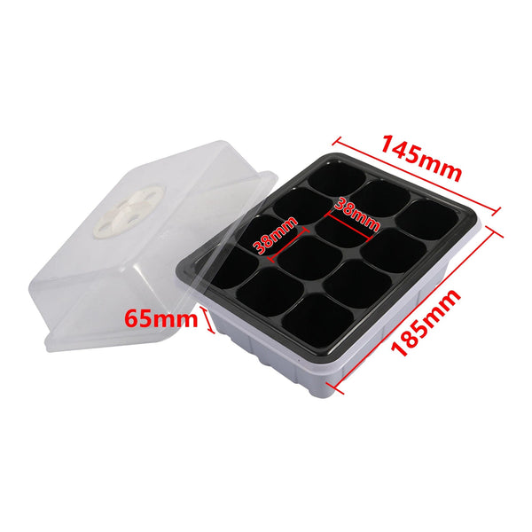 Planet Gates 2281 6/12/13 Grid Ventilation Germination Box With Ventilation Hole Cultivation Planting Box Square Round Seedling Starter Tray