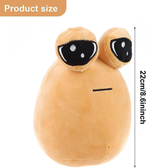 Planet Gates 22cm/8.6in Pou Plush Cartoon Alien Toy Kawaii Stuffed Animal Doll Hot Game Figure Gifts for Fans
