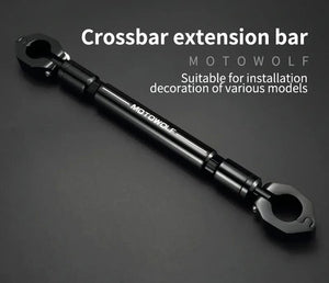 Planet Gates 22mm CNC Aluminum Motorcycle/Scooter/Sport-bike/Cycle Reinforced Crossbar Motor Phone/GPS/Spotlight/Headlights Mounting Bracket