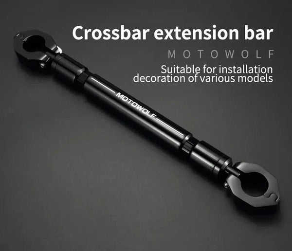 Planet Gates 22mm CNC Aluminum Motorcycle/Scooter/Sport-bike/Cycle Reinforced Crossbar Motor Phone/GPS/Spotlight/Headlights Mounting Bracket