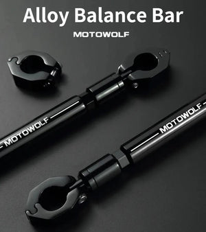 Planet Gates 22mm CNC Aluminum Motorcycle/Scooter/Sport-bike/Cycle Reinforced Crossbar Motor Phone/GPS/Spotlight/Headlights Mounting Bracket