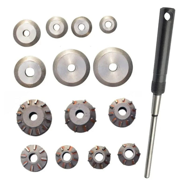 Planet Gates 22x45-Grinding wheel 45 Degree Carbide Valve Reamer Valve Seat Cutter Grinding Wheel Pilot for Car Engine Valve Seat Repair Reamer Head