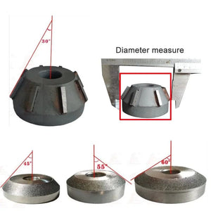 Planet Gates 22x45-Grinding wheel 45 Degree Carbide Valve Reamer Valve Seat Cutter Grinding Wheel Pilot for Car Engine Valve Seat Repair Reamer Head