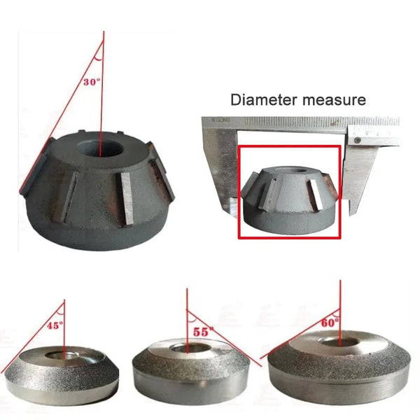 Planet Gates 22x45-Grinding wheel 45 Degree Carbide Valve Reamer Valve Seat Cutter Grinding Wheel Pilot for Car Engine Valve Seat Repair Reamer Head