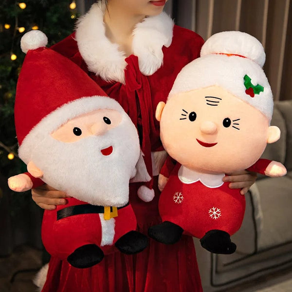 Planet Gates 23-50CM Cute Santa Claus Snowman Elk Granny Plush Toys Christmas Decor Dolls Stuffed Soft for Baby Kids Gift