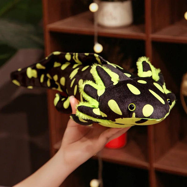 Planet Gates 23-80cm Kawaii Colorful Newt Plush Toy Stuffed Cute Axolotl Salamander Fuzzy Plush Fish Appeasing Long Pillow Cushion Kids Gift