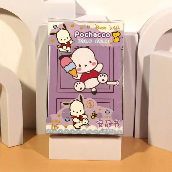 Planet Gates 23 Sanrio Kawali My Melody Cinnamoroll Pochacco Pompompurin Sticker Games Quiet Book Funny Diy Anime Girls Gift Gift Toys For Kids