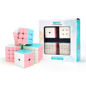Planet Gates 2345 Macaron Set [Picube] MoYu Cubes Meilong 2345 Gift Box Profissional Magic Cube 2x2 3x3 4x4 5x5 Speed Cube Puzzle Cubo Magico Educational Toy