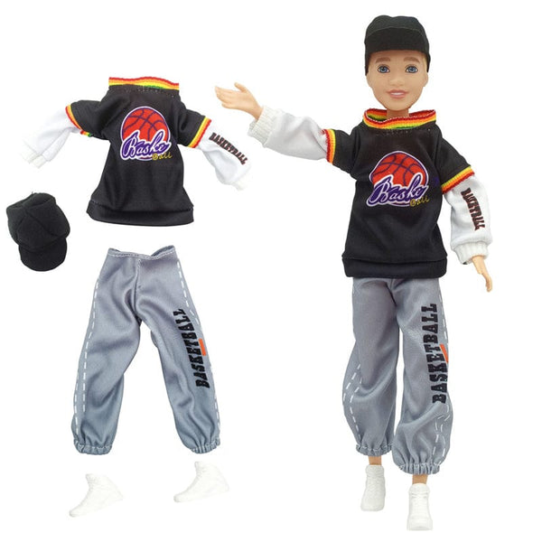 Planet Gates 23cm Boy Doll Full Set 1/7 Kelly Sister Couple Doll with Clothes Girls Dress Up Toys Gifts