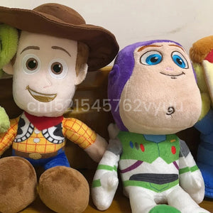 Planet Gates 23cm Cute Woody Buzz Lightyear Plush Toy Lovely Stuffed Anime Jessie Plushies Pendant Cartoon Doll Home Decor Xmas Gifts