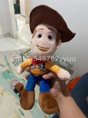 Planet Gates 23cm Cute Woody Buzz Lightyear Plush Toy Lovely Stuffed Anime Jessie Plushies Pendant Cartoon Doll Home Decor Xmas Gifts