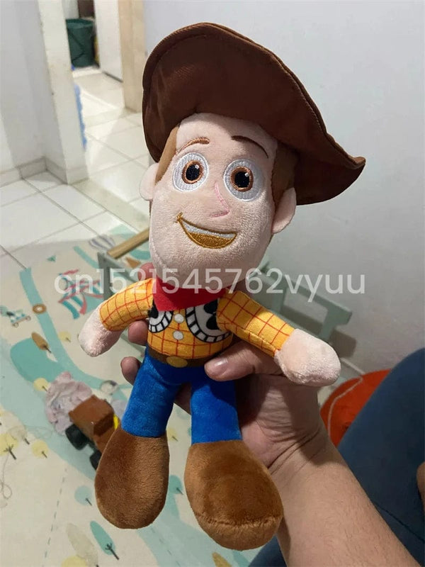 Planet Gates 23cm Cute Woody Buzz Lightyear Plush Toy Lovely Stuffed Anime Jessie Plushies Pendant Cartoon Doll Home Decor Xmas Gifts
