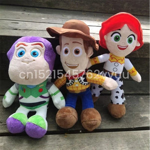 Planet Gates 23cm Cute Woody Buzz Lightyear Plush Toy Lovely Stuffed Anime Jessie Plushies Pendant Cartoon Doll Home Decor Xmas Gifts