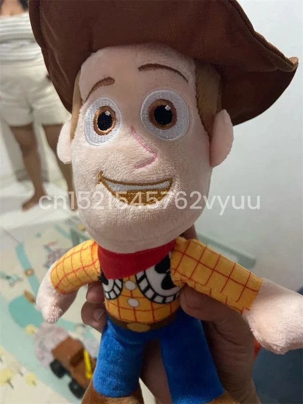 Planet Gates 23cm Cute Woody Buzz Lightyear Plush Toy Lovely Stuffed Anime Jessie Plushies Pendant Cartoon Doll Home Decor Xmas Gifts