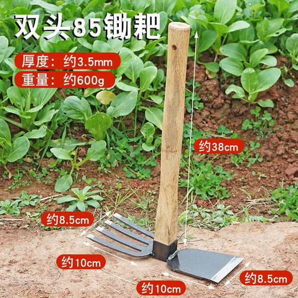 Planet Gates 23cm Hollow Hoe Weeding Rake Labor-saving Weeding & Loosening Soil Artifact Harrow Handheld steel weeding hoe Hoe Farm Tool Gardening