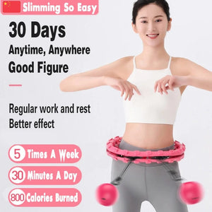 Planet Gates 24-32 Sections Fitness Smart Sport Hoop Adjustable Thin Waist Exercise Gym Circle Ring Fitness Equipment Waist Easy weight loss