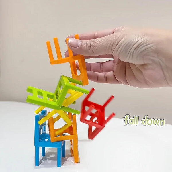 Planet Gates 24-42pc children's puzzle folding chair toy parent-child interactive game for kids chair stack party game juego social games