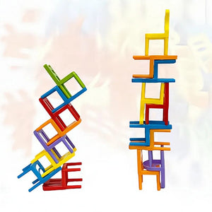 Planet Gates 24-42pc children's puzzle folding chair toy parent-child interactive game for kids chair stack party game juego social games