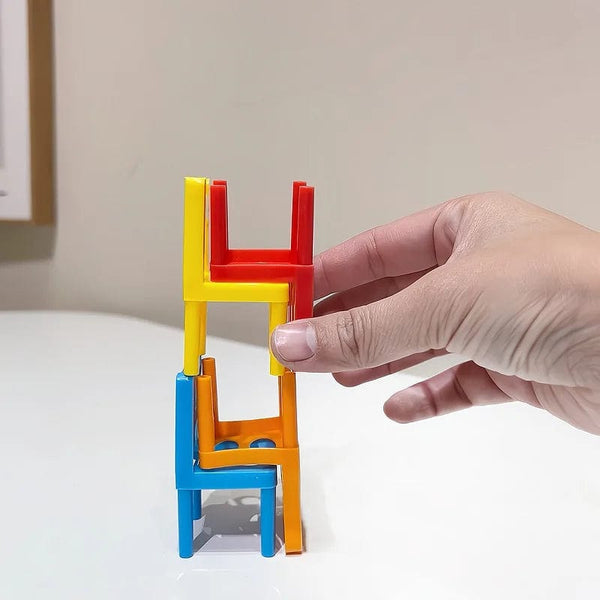 Planet Gates 24-42pc children's puzzle folding chair toy parent-child interactive game for kids chair stack party game juego social games