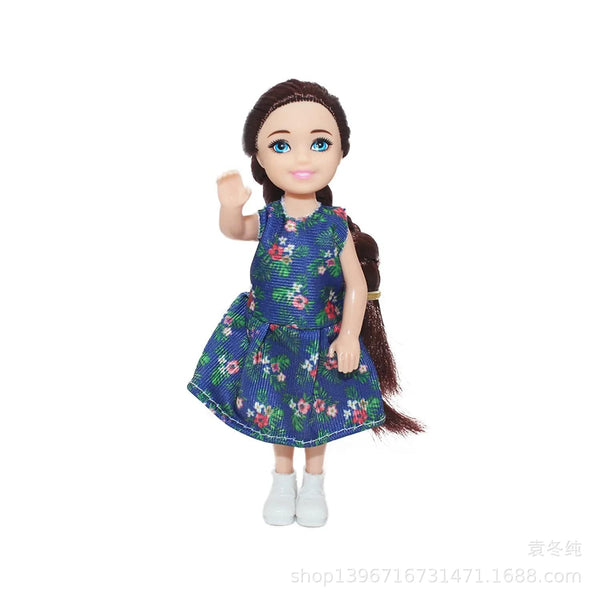 Planet Gates 24 5 Inch Mini Kelly Doll Accessories Fashion Chelsea Doll Clothes Party Grown Outfits Kids Girls Toys for Children Birthday Gift
