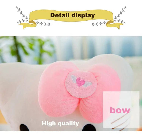 Planet Gates 24-55cm Sanrio Hello Kitty Cat Plush Toys Cartoon KT Cat Plushie Doll Soft Stuffed Anime Pillow Birthday Gifts For Kids Girls