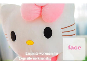 Planet Gates 24-55cm Sanrio Hello Kitty Cat Plush Toys Cartoon KT Cat Plushie Doll Soft Stuffed Anime Pillow Birthday Gifts For Kids Girls