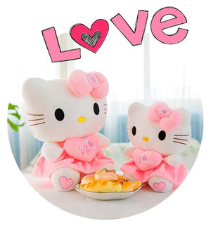 Planet Gates 24-55cm Sanrio Hello Kitty Cat Plush Toys Cartoon KT Cat Plushie Doll Soft Stuffed Anime Pillow Birthday Gifts For Kids Girls
