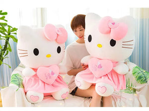 Planet Gates 24-55cm Sanrio Hello Kitty Cat Plush Toys Cartoon KT Cat Plushie Doll Soft Stuffed Anime Pillow Birthday Gifts For Kids Girls