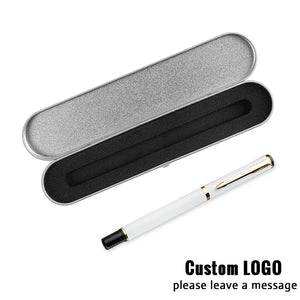 Planet Gates 24 / black Exquisite Gift Box Ballpoint Pen Set Business Customized Logo Office Accessories Student Teacher Gift Writing Pens Carving Name