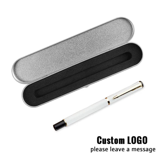 Planet Gates 24 / black Exquisite Gift Box Ballpoint Pen Set Business Customized Logo Office Accessories Student Teacher Gift Writing Pens Carving Name