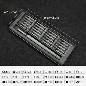Planet Gates 24 In 1 24 In 1 Multi-Screwdriver Kit 60HRC Magnetic Computer Phone Repair Precision Screw
