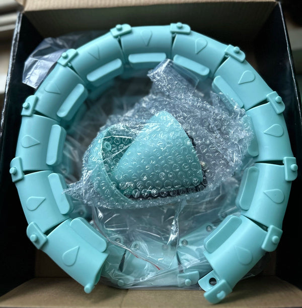 Planet Gates 24 Section Smart Weighted Sport Hoops Abdominal Thin Waist Exercise Detachable Hoop Massage Fitness Circles Training Weight Loss