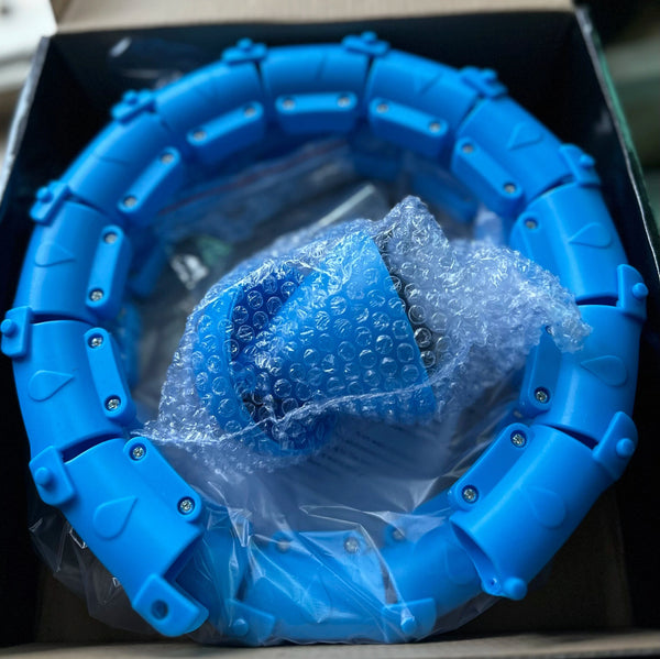 Planet Gates 24 Section Smart Weighted Sport Hoops Abdominal Thin Waist Exercise Detachable Hoop Massage Fitness Circles Training Weight Loss