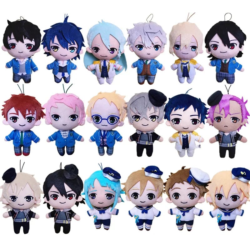 Planet Gates 24 Style 10-15cm Ensemble Stars Doll Sakuma Ritsu Sena Izumi Mika Kagehira Stuffed Dolls Kawaii Sakuma Plush Toy Gift for Kid