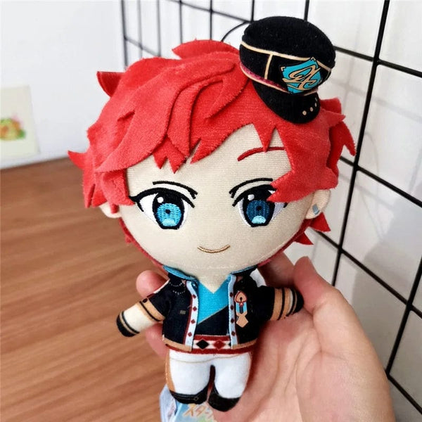 Planet Gates 24 Style 10-15cm Ensemble Stars Doll Sakuma Ritsu Sena Izumi Mika Kagehira Stuffed Dolls Kawaii Sakuma Plush Toy Gift for Kid