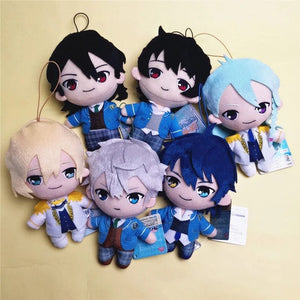 Planet Gates 24 Style 10-15cm Ensemble Stars Doll Sakuma Ritsu Sena Izumi Mika Kagehira Stuffed Dolls Kawaii Sakuma Plush Toy Gift for Kid