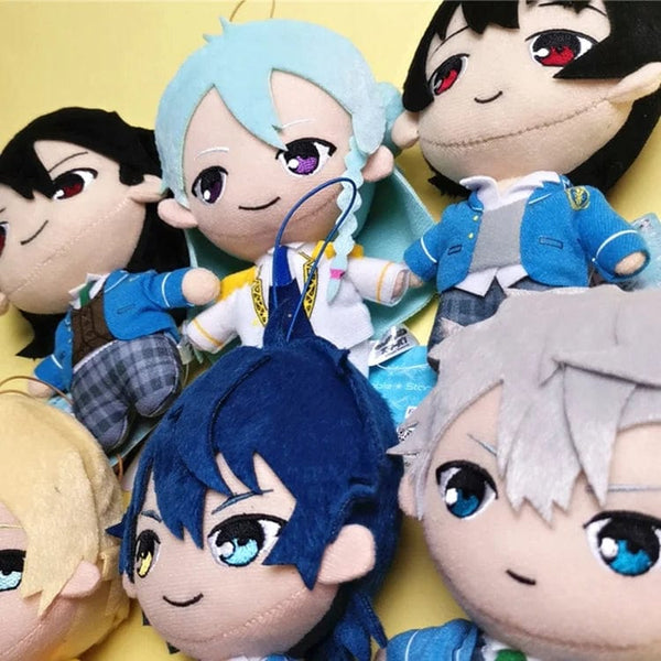Planet Gates 24 Style 10-15cm Ensemble Stars Doll Sakuma Ritsu Sena Izumi Mika Kagehira Stuffed Dolls Kawaii Sakuma Plush Toy Gift for Kid