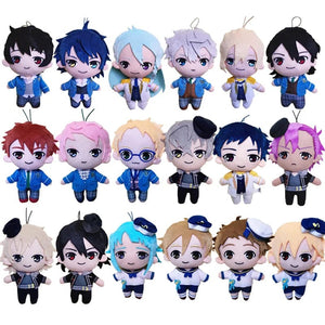 Planet Gates 24 Style 10-15cm Ensemble Stars Doll Sakuma Ritsu Sena Izumi Mika Kagehira Stuffed Dolls Kawaii Sakuma Plush Toy Gift for Kid