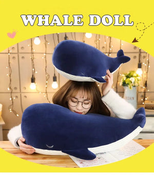 Planet Gates 24cm / Blue 25cm Cartoon Soft Little Blue Whale Plush Toys Stuffed Sea Animals Pillow Lovely Fish Dolphin Dolls for Girls Kids Birthday Gift