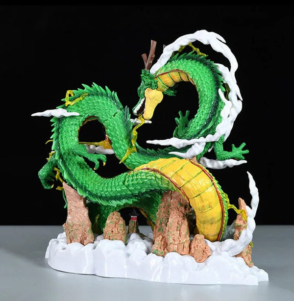 Planet Gates 24cm Dragon Ball Anime Figure Shenron Figure Goku And Shenron Figurine Model Pvc Statue Doll Collection Room Toy Gifts
