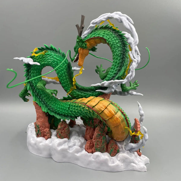 Planet Gates 24cm Dragon Ball Anime Figure Shenron Figure Goku And Shenron Figurine Model Pvc Statue Doll Collection Room Toy Gifts
