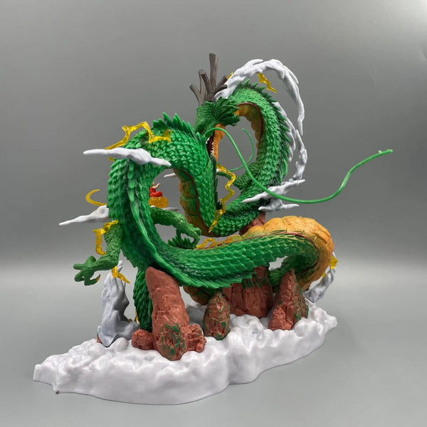 Planet Gates 24cm Dragon Ball Anime Figure Shenron Figure Goku And Shenron Figurine Model Pvc Statue Doll Collection Room Toy Gifts