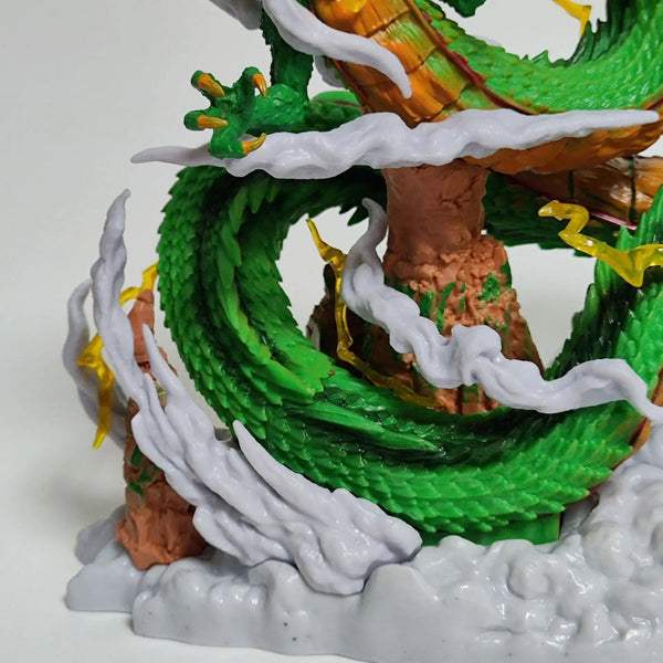 Planet Gates 24cm Dragon Ball Anime Figure Shenron Figure Goku And Shenron Figurine Model Pvc Statue Doll Collection Room Toy Gifts