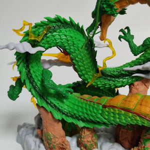 Planet Gates 24cm Dragon Ball Anime Figure Shenron Figure Goku And Shenron Figurine Model Pvc Statue Doll Collection Room Toy Gifts