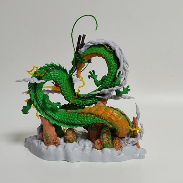 Planet Gates 24cm Dragon Ball Anime Figure Shenron Figure Goku And Shenron Figurine Model Pvc Statue Doll Collection Room Toy Gifts
