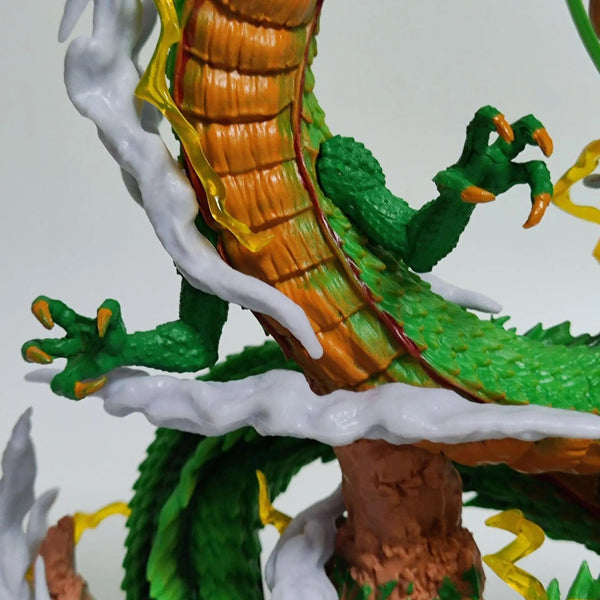 Planet Gates 24cm Dragon Ball Anime Figure Shenron Figure Goku And Shenron Figurine Model Pvc Statue Doll Collection Room Toy Gifts